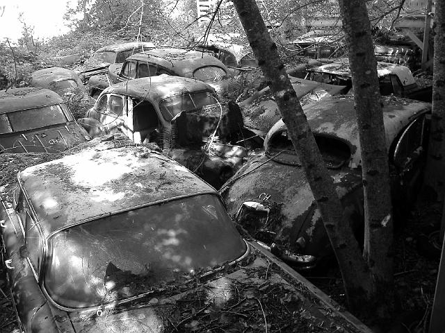 Autofriedhof - 027.JPG - Historischer Autofriedhof,    Gürbetal (CH)